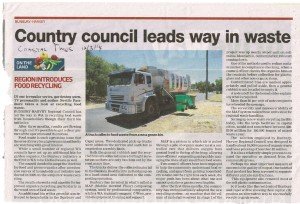 Bunbury 3rd bin collection and MAF